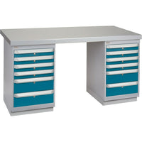 Kleton Pre-Designed Workbenches, 72" W x 36" D x 34" H, 2500 Lbs. Capacity (FG415)-Capacity: 2500 lbs.