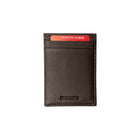 Champs Leather RFID Mag Hybrid Wallet - Khaki-Genuine Leather