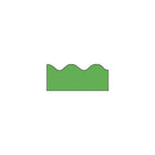 Trend T-9875 39' X 2.25" Scalloped Solid Terrific Trimmer, Green, 108 Pack (T-9875)-Bulletin board trimmers can be used to embellish classrooms of prekindergarten to grade 12 students