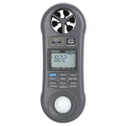 REED LM-8000-NIST Compteur environnemental multifonction 6-en-1-Mesure la vitesse de l'air, la température de l'air, la température ambiante, l'humidité relative, la lumière et la température de contact
