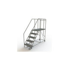 Tri-Arc Mobile Work Platform, 5 Step, 50" x 47" (WLWP152448SL)-Frame Material: Steel