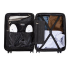 Air Canada Milan 20" Hardside Carry On Spinner Luggage - Silver-Carry-On Approved