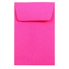 JAM Paper #1 Coin Envelopes, 2.25 x 3.5, Brite Hue Ultra Fuchsia Pink, 500 Pack-Coin Envelopes