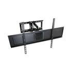 TygerClaw 42"-90" Full Motion Wall Mount, 24" x 27" x 3", Black-Large size Full-Motion wall mount