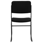 Flash Furniture HERCULES Series High Density Fabric Stacking Chair with Sled Base - Black-Set of 5 Multipurpose Stack Chairs