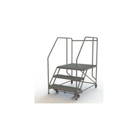 Tri-Arc Mobile Work Platform, 3 Step, 30" x 36" (WLWP133636SL)-Frame Material: Steel