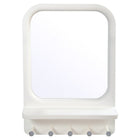 Truu Design Modern Wall Mirror Organizer, 13.5 x 19.5, White-Measurement: this bathroom wall mirror measures 13.5"L x 19.5"H x 3.5"W in dimensions