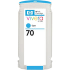 HP 70 Cyan Ink Cartridge (C9452A)-Cyan