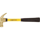Ampco Curved-Claw Nail Hammer-Curved-claw nail hammer, Smooth striking face