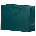 JAM Paper - Sacs cadeaux mats avec poignées en corde - 16 x 12 x 6 - Bleu sarcelle - Vrac 100 sacs/paquet-Quantité : 100 par paquet