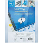 GBC Clear View Standard Presentation Covers, 11" x 8-1/2", Square Corners, 100/Pack-Perfect for both large and small binding jobs