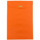 JAM Paper – Enveloppes de couleur à catalogue, ouverture en extrémité avec attache, 6 po x 9 po, recyclé, orange, paq./25-6 po x 9 po
