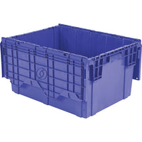 Orbis, Flipak Polyethylene Plastic (Pe) Distribution Containers, 27.9" x 20.9" x 15.2", Blue-Colour: Blue