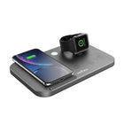 Veho DS-7 Qi Wireless Multi-Charging Station - Grey-Compact and foldable design, ideal for home, business or travel