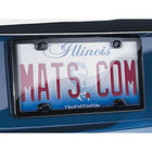 WeatherTech ClearCover License Plate Frame and Cover, Chrome and Black-6" x 12" (15cm x 30cm)