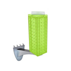 Azar Displays Pegboard Extension Display, 12" x 4", Green (700231-GRE)-Green Metal