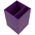 JAM Paper – Porte-stylo en plastique, violet (341PU)-Taille : 2 3/4 x 3 7/8 po