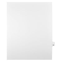 Mark Maker Legal Exhibit Index Tab White Single Tabs, 1/25th Cut, Letter Size, No Holes, Number 94, 25 Pack-White Single Tabs, 1/25th Cut