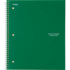 Five Star 1-Subject Premium Notebook, 11 x 8-1/2", 200 Pages, Green Cover-Contains 200 pages of full size college ruled Neat Sheet perforated pages, white sheets with margin and Spiral Lock wire