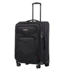 Air Canada Central Collection 24" Softside Spinner Luggage - Black-8-wheels spinner