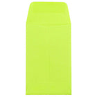 JAM Paper #1 Coin Envelopes, 2.25 x 3.5, Terra Green, 50 Pack-Green Envelopes