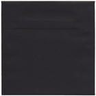 JAM Paper 7.5 x 7.5 Square Envelopes, Black Linen Recycled , 50 Pack (V01213I)-Black linen recycled envelope
