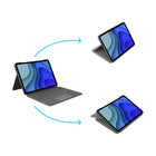 Logitech Folio Touch for iPad Pro 11-inch (1st, 2nd & 3rd generation) - Graphite-Power and pair in one click: Folio Touch instantly pairs via the Smart Connector, power sources directly from iPad Pro so you never have to charge your keyboard case
