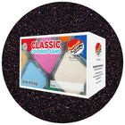 Sandtastik Classic Coloured Sand, 10 lb (4.5 kg) Box, Eggplant-Fine grain with natural sparkle throughout