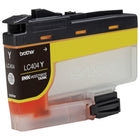 Brother - LC404YS Cartouche d’encre jaune à rendement standard d'origine-La cartouche d’encre authentique LC404YS est compatible avec l'imprimante multifonction à jet d’encre couleur INKvestment Tank de Brother suivante : MFC-J1205W.