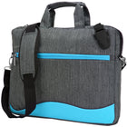 Vangoddy Wave 15.6" Laptop Messenger Bag - Blue-Generous exterior pocket for stationery, cable, wallet, cell phone, and other necessities on the go