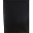 JAM Paper Plastic 2 Pocket School POP Folders with Metal Prongs Fastener Clasps, Black, 6 Pack-5