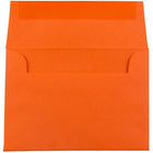 JAM Paper 4bar A1 Envelopes, 3.63 x 5 1/8, Brite Hue Orange Recycled, 100 Pack (15808g)-Size: 4 bar A1 (3-5/8" x 5-1/8")