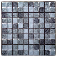 Truu Design 3D Square Peel and Stick Wall Tiles, 11.8 x 11.8 inches, Metallic Grey, 6 Pieces-Set: comes in a box of 6 premium quality 3D wall tiles, suitable for smooth and clean surface
