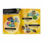 LEGO Books Build and Stick: Robots - 52 Pieces-Includes 4 pages of durable stickers, 2 pages of cut-out paper elements, and colouring and activity pages
