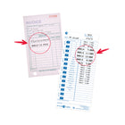 Pyramid Time Systems 3000 Series Unlimited Employee Document Stamp Manual Punch Time Clock - Light Grey-Language support: English, Spanish and French menu programming and printing