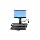 Ergotron Styleview Sit-Stand Combo Arm with Worksurface-Weight capacity: 32 lbs.