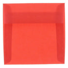 JAM Paper 8.5 x 8.5 Square Envelopes, Red Translucent Vellum, 100 Pack (1592165g)-Primary red