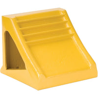 Dock Bumper Solutions, Cales-Roue En Fer, paquet de 2-Couleur Jaune