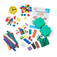 Hand2Mind Take-Home Manipulative Kit - Grades K-2 - Multicolor-Each kit comes in a resealable bag and an easy-to-follow guide that explains to parents how each manipulative is used and gives example activities for each.