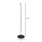 Eddie's Alligator Clip 18" Sign Holder - Black - 6 Pack (130006-6)-Metal Black