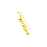 Vestil Alternating-Tread Stairs, No. of Steps: 12, Material: Steel (ATS-7-68)-Material: Steel