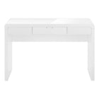 Monarch Specialties 7580 48" Computer Desk - High Glossy White/Storage Drawer-Perfect desk for all laptop or tablets; easily maintainable glossy white surface finished on all sides