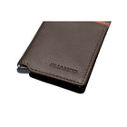 Champs Leather RFID Secure Case Wallet - Khaki-Pay with confidence with the quick card access mechanism.