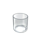Azar Displays Deluxe Cylinder for Countertop, 4", 4 Pack (556334)-Counter top displays
