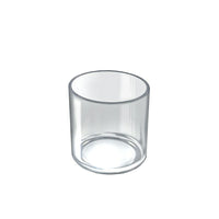 Azar Displays Deluxe Cylinder for Countertop, 4", 4 Pack (556334)-Counter top displays