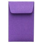 JAM Paper - Enveloppes à monnaie no 1, 2,25 x 3,5 po, papier recyclé de couleur vive, violet, 100/paquet (353027837G)-Violet