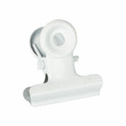 JAM Paper Metal Bulldog Clips - Small - 22mm - White - 25 Pack-Clip & Fastener Type