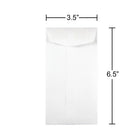 JAM Paper #7 Coin Envelopes, 3.5 x 6.5, White, 1000 Pack (95083B)-Paper