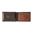 Champs Leather RFID Mag Hybrid Wallet - Khaki-1 ID window for super fast and easy display of your most used card
