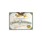 Flipside Greenborder Certificate Of Achievement, 8 1/2" x 11", 90 Pack-Dimensions: 8 1/2"L x 11"W
